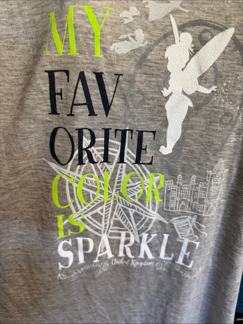 Disney Parks, Tinker Bell new tags 2X T-shirt United Kingdom, Disney